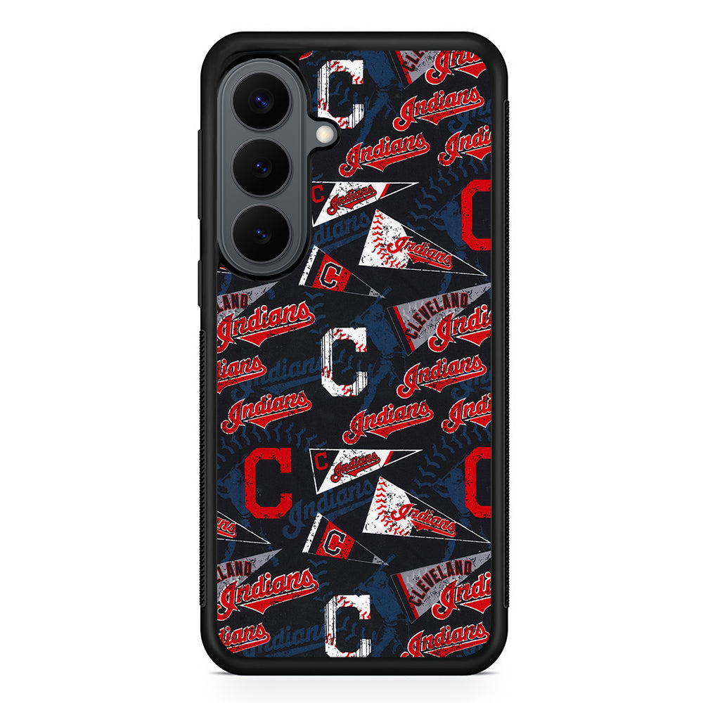 Cleveland Guardians Pattern Samsung Galaxy S26 Plus Case | Slim Rubber Case for Samsung Galaxy S26 Plus