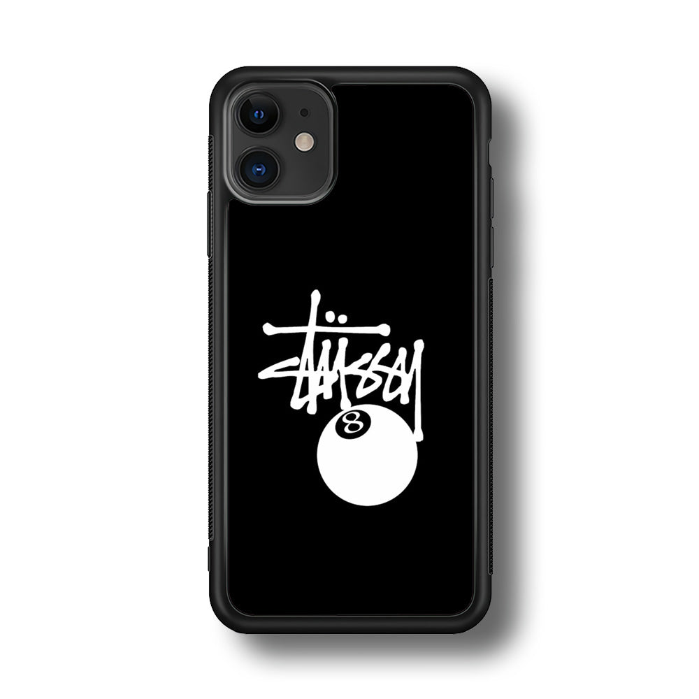 Stussy 8 Pool Ball iPhone 11 Case | Slim Rubber Case for iPhone 11