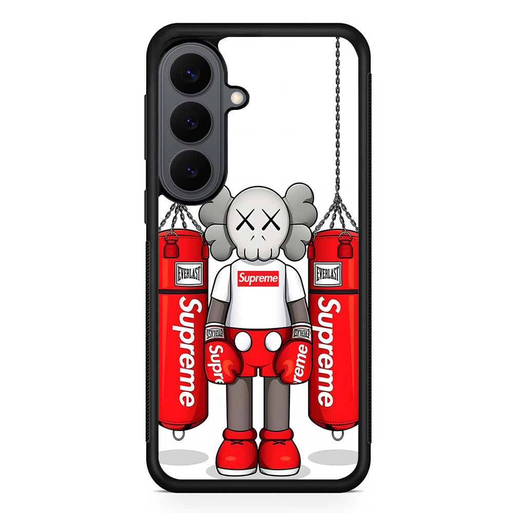 Kaws X Supreme Boxing Hypebeast Samsung Galaxy S26 Plus Case | Slim Rubber Case for Samsung Galaxy S26 Plus