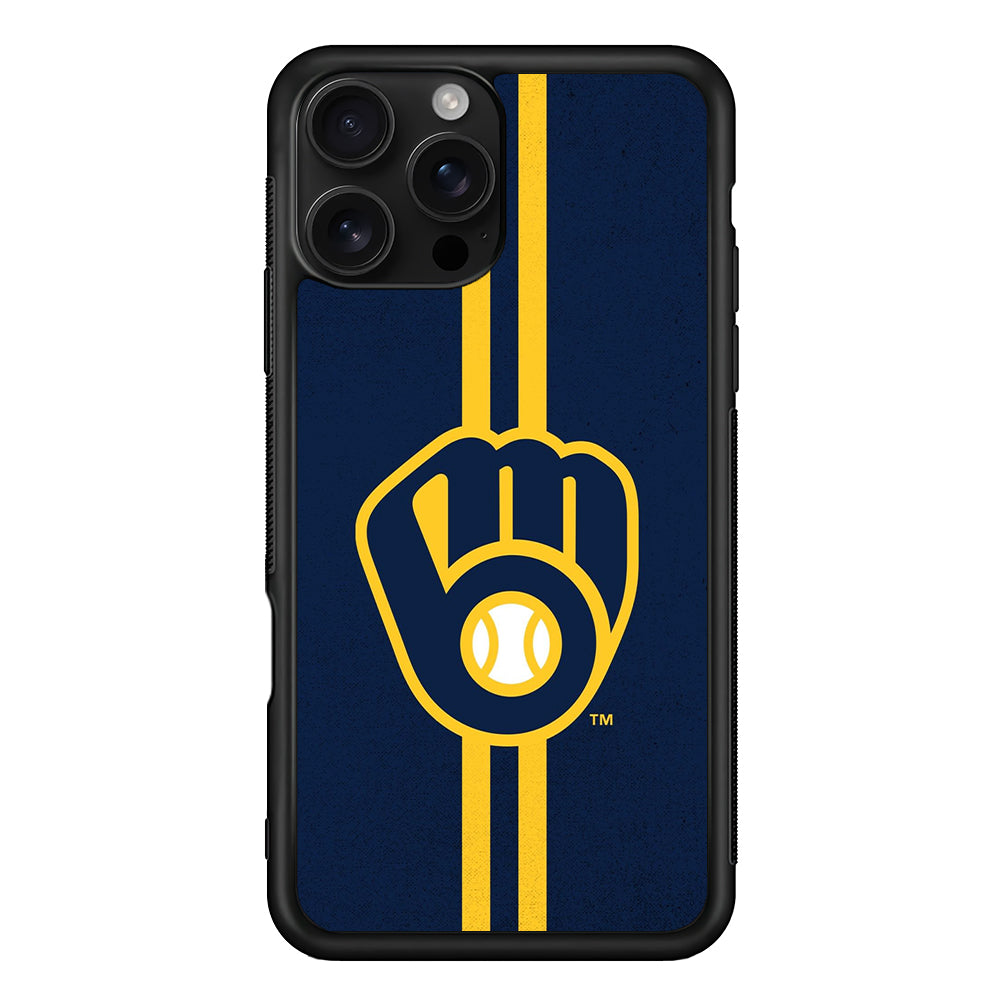 Milwaukee Brewers Logo iPhone 16 Pro Case | Durable Protective Case for iPhone 16 Pro