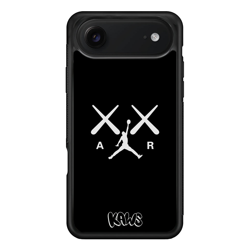 Kaws Air Jordan Midnight Black iPhone 17 Air Case | Slim Rubber Case for iPhone 17 Air