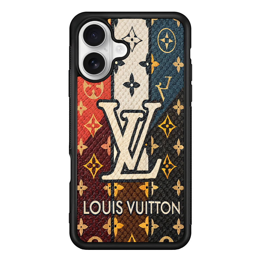Louis Vuitton Aesthetic Luxury iPhone 16 Plus Case | Slim Rubber Case for iPhone 16 Plus