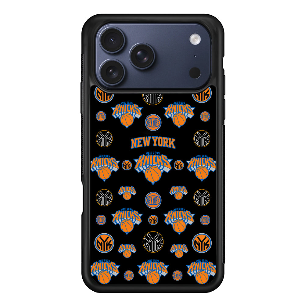 New York Knicks Pattern iPhone 17 Pro Max Case | Slim Protective Cover for iPhone 17 Pro Max