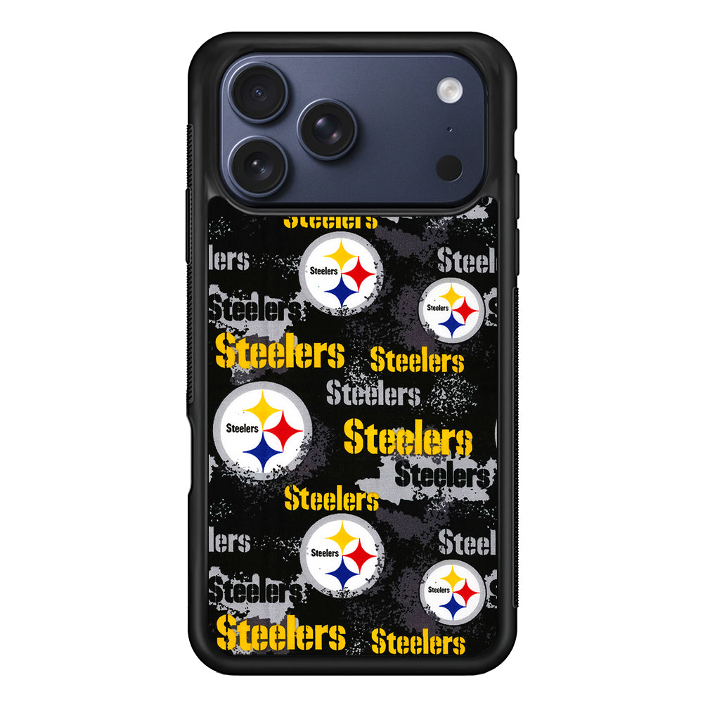 Pittsburgh Steelers Pattern iPhone 17 Pro Max Case | Slim Protective Cover for iPhone 17 Pro Max