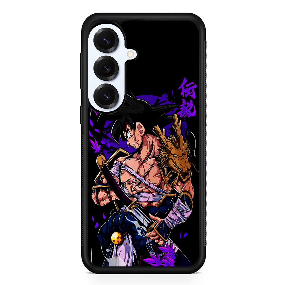 Dragon Ball Z Goku Samurai Samsung Galaxy S25 Plus Case | Slim Rubber Cover for Samsung Galaxy S25 Plus