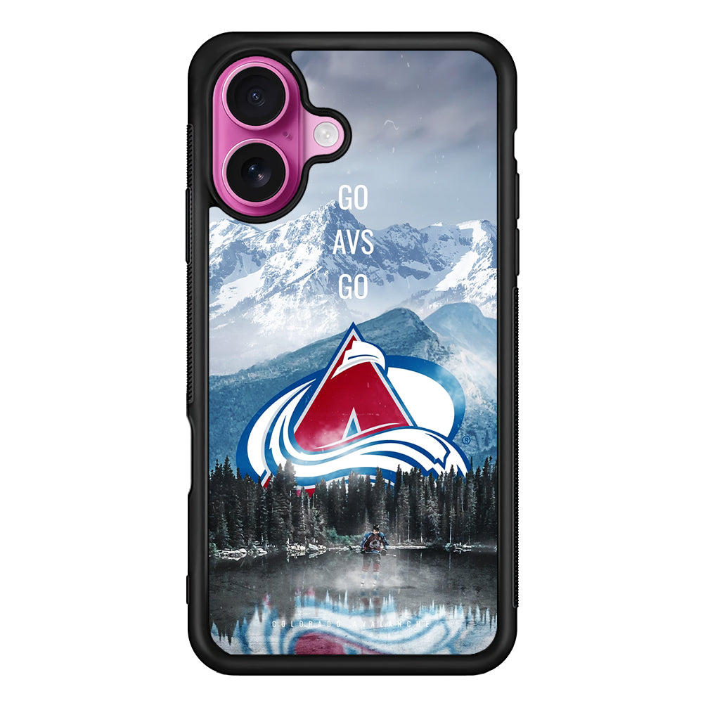 Colorado Avalanche Nature iPhone 17 Case | Slim Protective Rubber Phone Cover