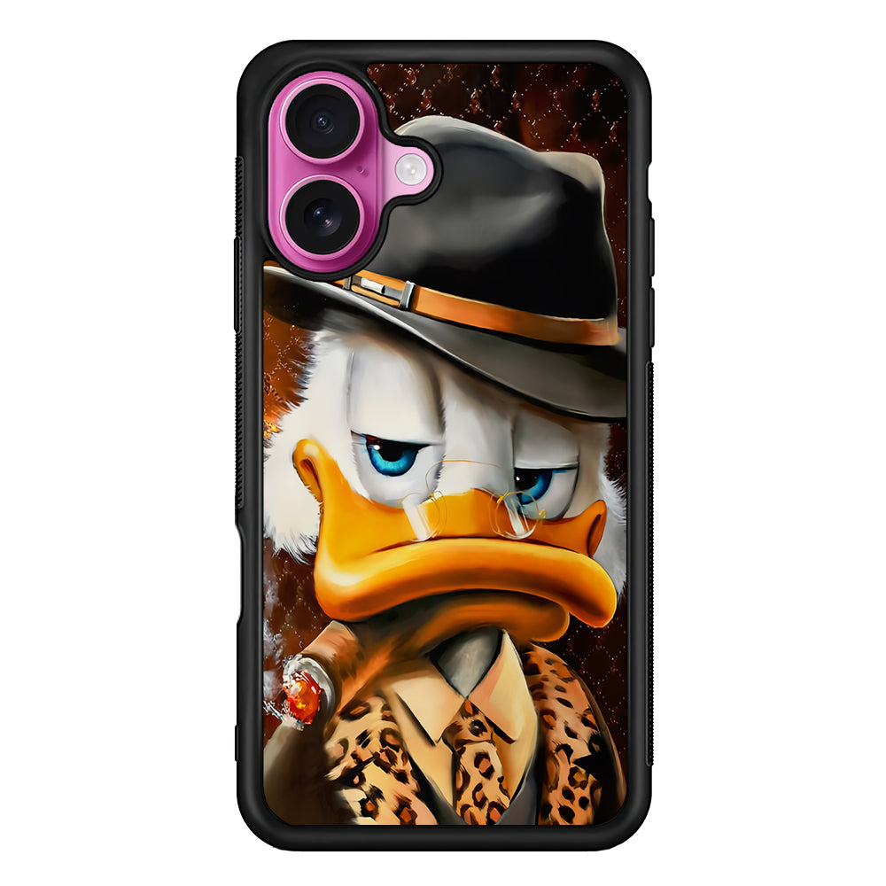 Scrooge McDuck Godfather iPhone 17 Case | Slim Protective Rubber Phone Cover