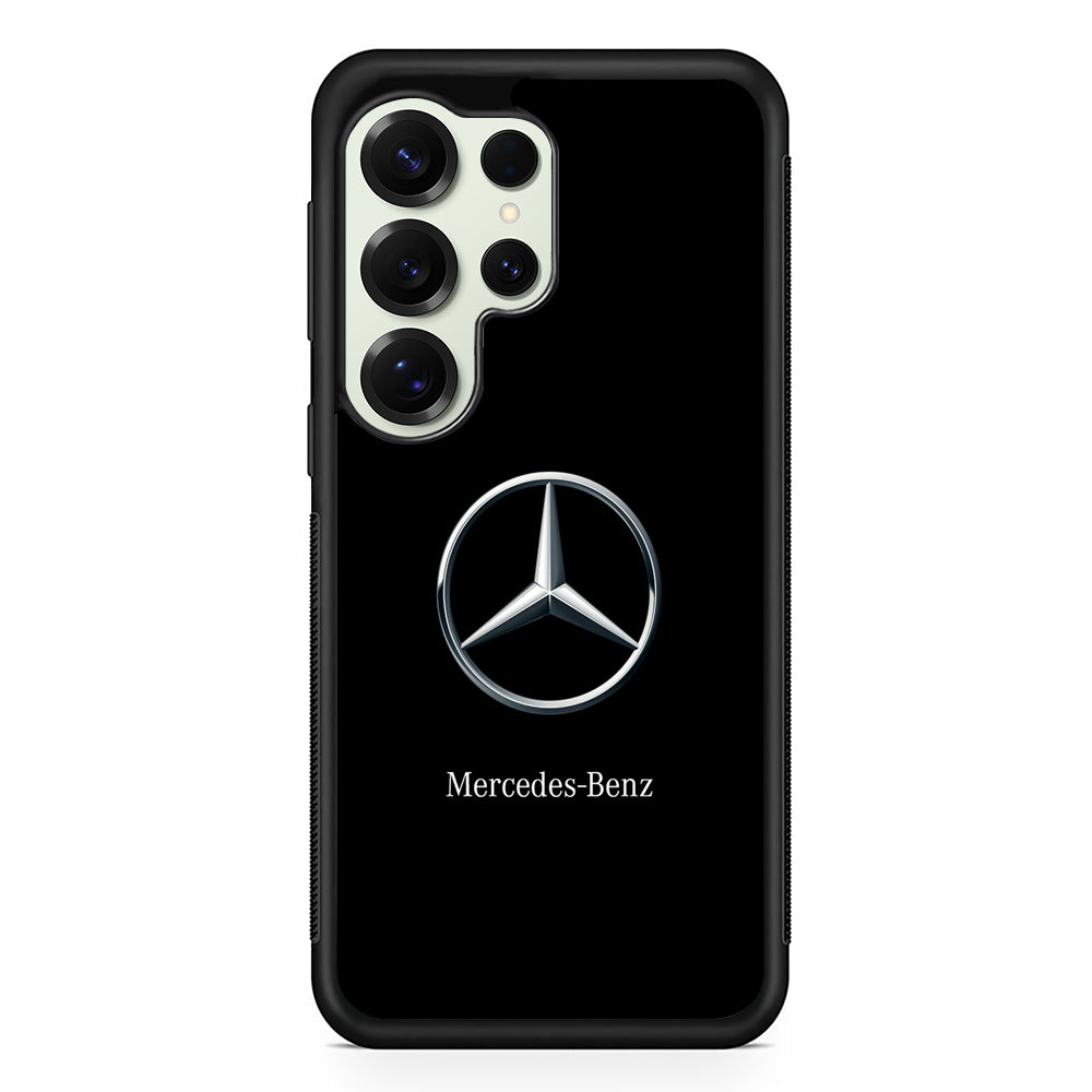 Mercedes-Benz Metallic Silver Samsung Galaxy S25 Ultra Case | Slim Rubber Case for Samsung Galaxy S25 Ultra