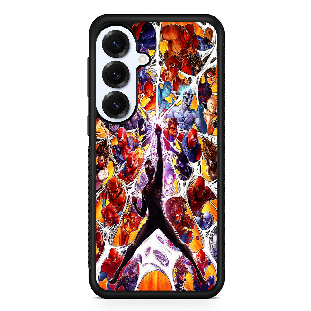 Spider-Man Multiverse Art Samsung Galaxy S25 Plus Case | Slim Rubber Cover for Samsung Galaxy S25 Plus