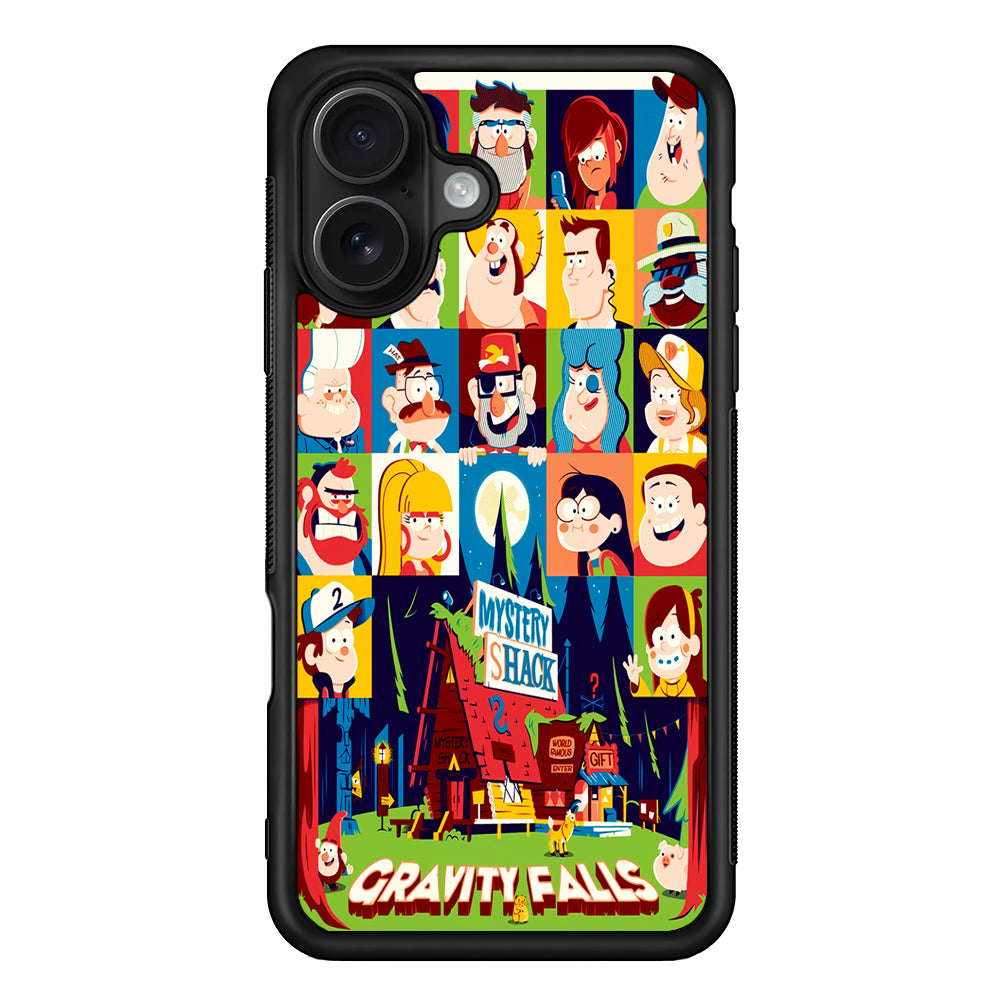 The Mystery Shack Gravity Falls iPhone 16 Case - Oxvistore