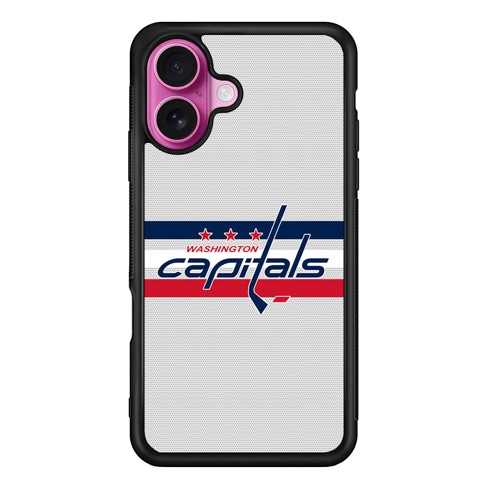Washington Capitals Logo iPhone 17 Case | Slim Protective Rubber Phone Cover