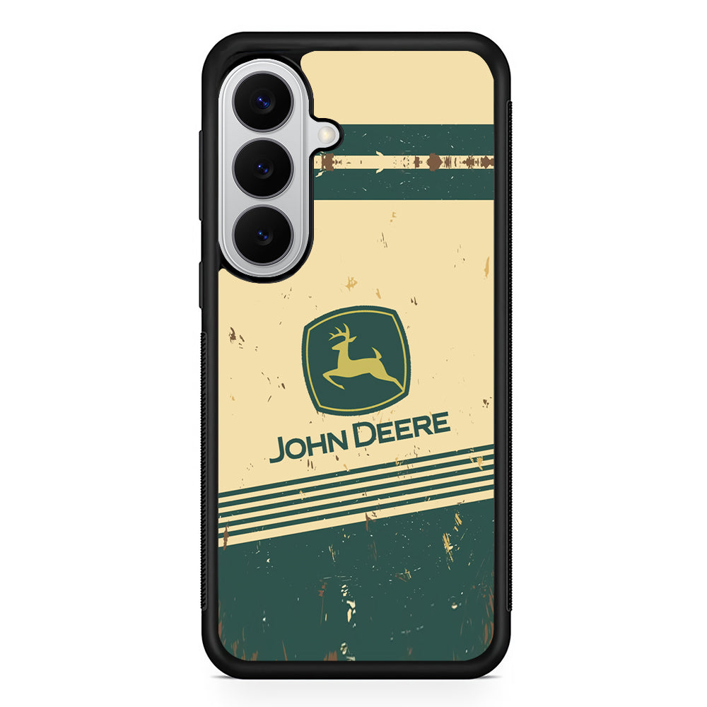 John Deere Retro Plaque Samsung Galaxy S26 Case | Slim Rubber Case for Samsung Galaxy S26