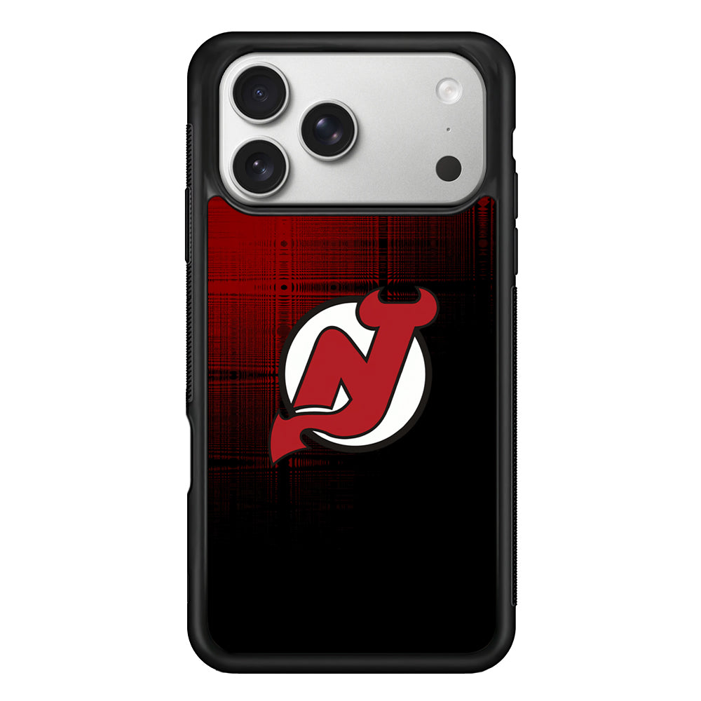 New Jersey Devils Logo iPhone 17 Pro Case | Slim Rubber Case for iPhone 17 Pro