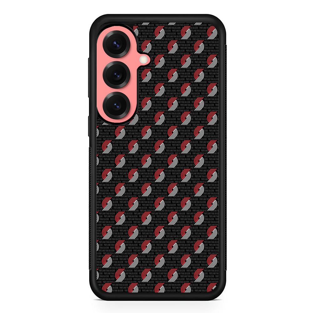 Portland Trail Blazers Pattern Samsung Galaxy S25 Case | Protective Case for Samsung Galaxy S25
