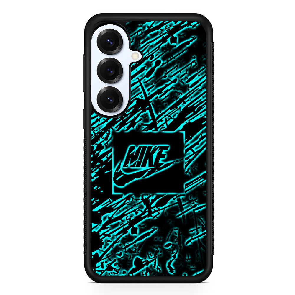 Artistic Nike Blue Abstract Samsung Galaxy S25 Plus Case | Durable Samsung Galaxy S25 Plus Phone Case
