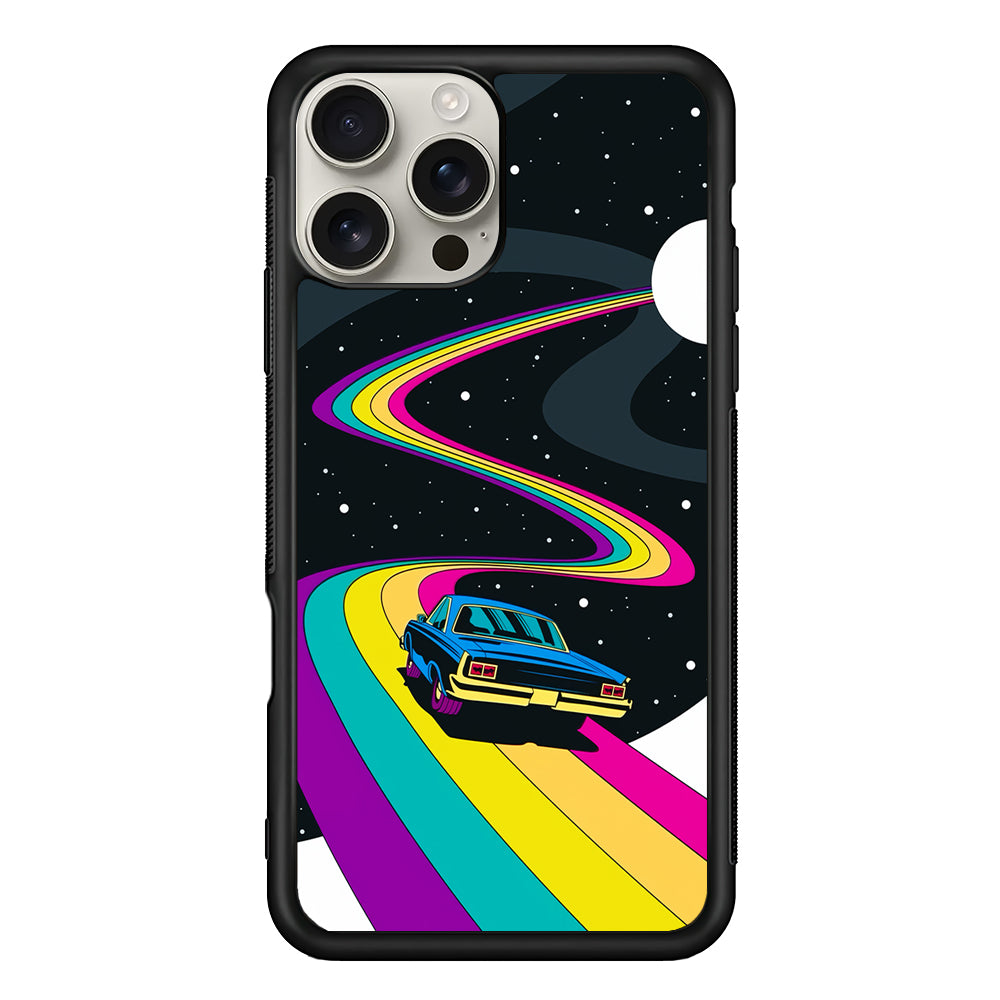 Travel with a Retro Car Space iPhone 16 Pro Max Case | Stylish Protective Case for iPhone 16 Pro Max
