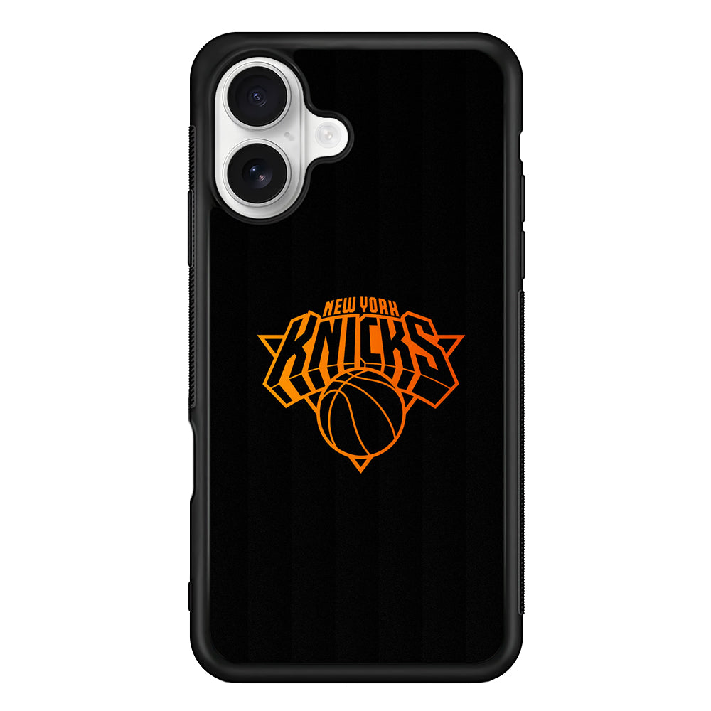 New York Knicks Logo iPhone 16 Plus Case | Durable Protective Rubber Cover