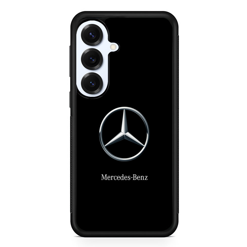 Mercedes-Benz Metallic Silver Samsung Galaxy S25 Plus Case | Slim Rubber Case for Samsung Galaxy S25 Plus