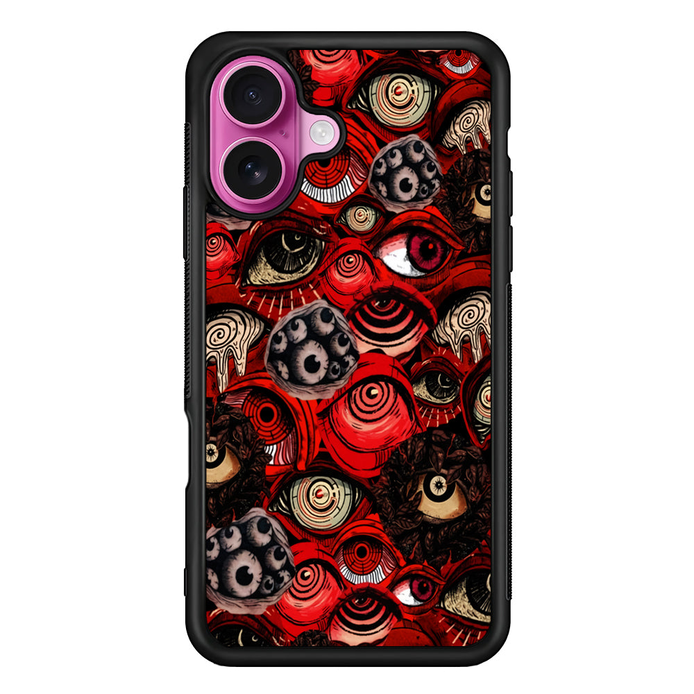 Deadly Eyes Demon iPhone 17 Case | Slim Protective Rubber Phone Cover