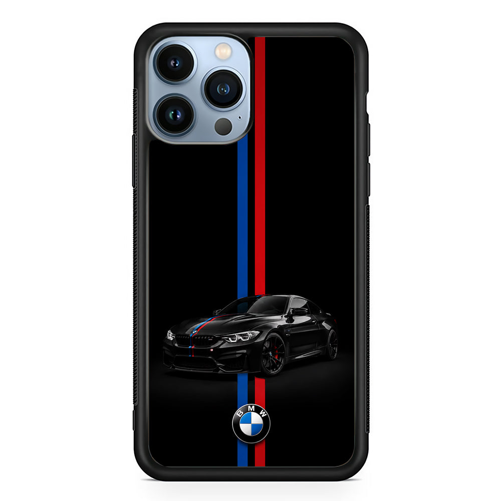 BMW M4 Coupe Racing Stripe 2D Rubber Phone Case | Durable Phone Case