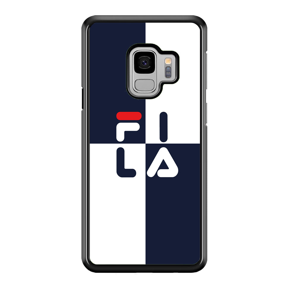 Fila Box Word Samsung Galaxy S9 Case | Slim Rubber Case for Samsung Galaxy S9