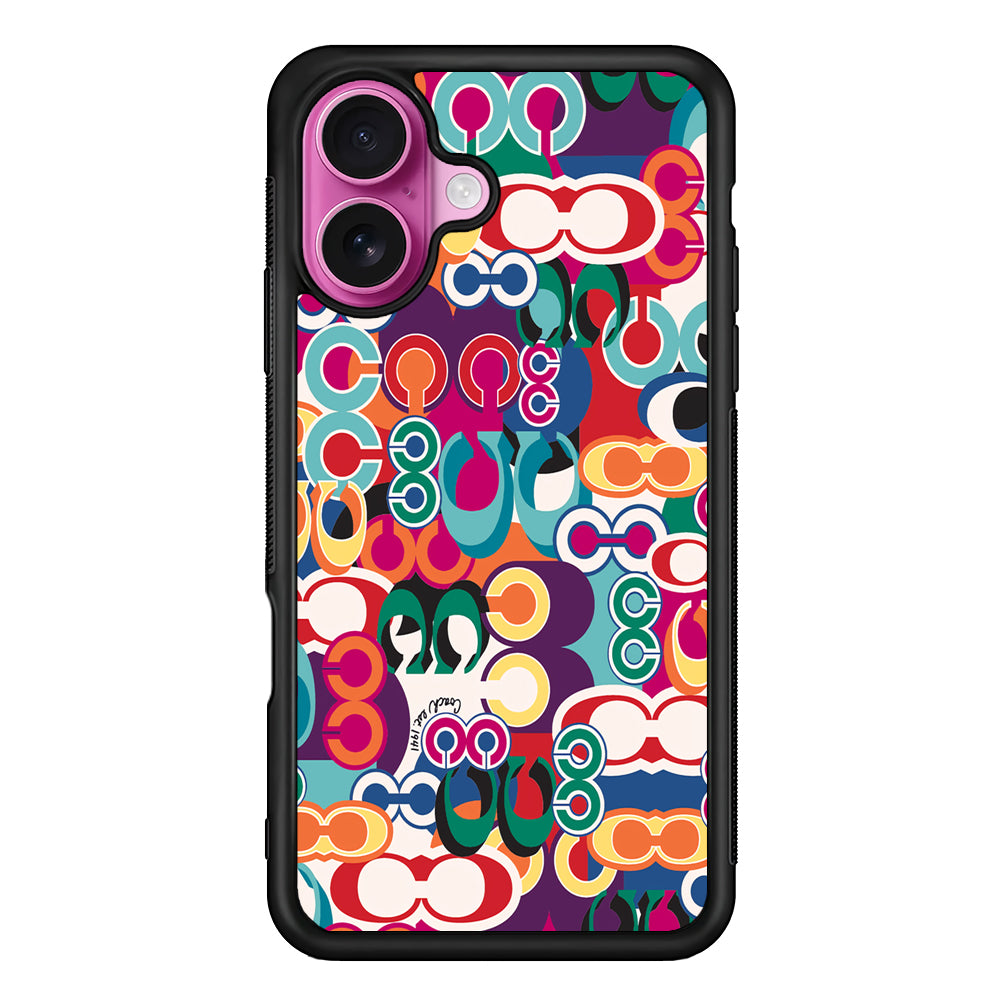 Coach Colorful iPhone 17 Case | Slim Rubber Case for iPhone 17