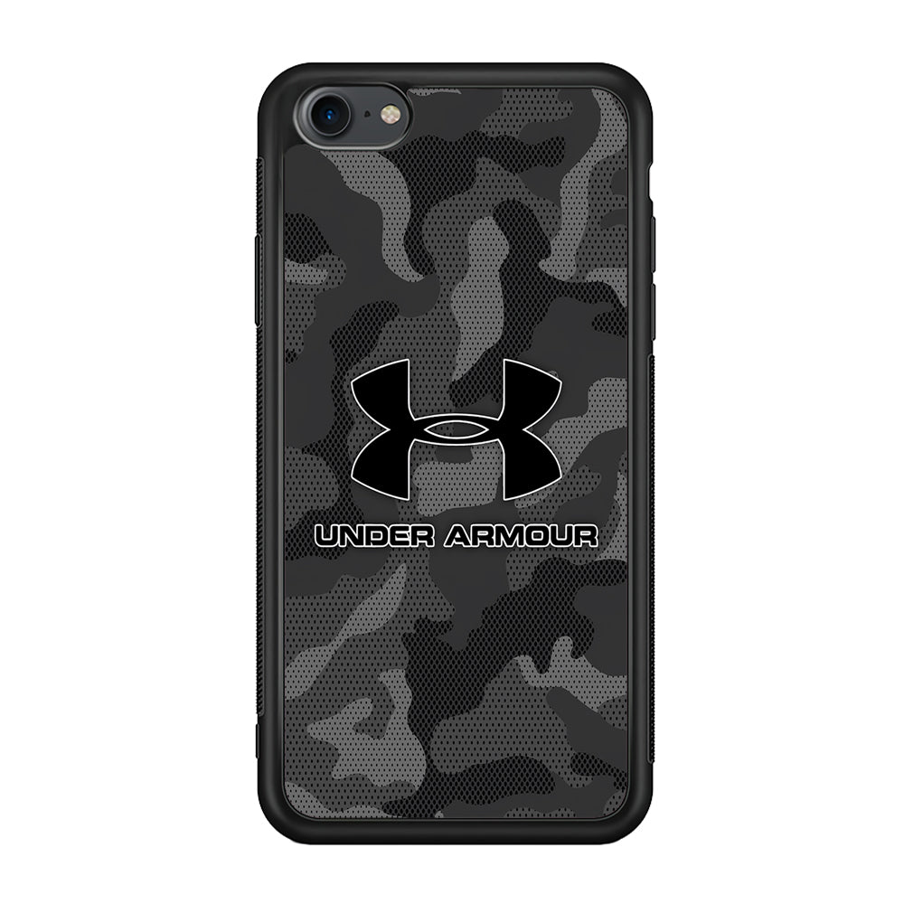 Under Armour Black Camo iPhone 8 Case | Slim Rubber Case for iPhone 8
