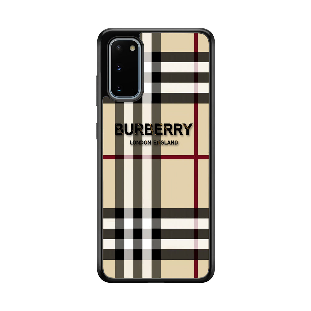 Burberry Cream Pattern Samsung Galaxy S20 Case | Slim Rubber Case for Samsung Galaxy S20
