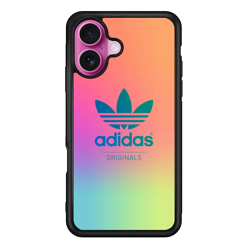 Adidas Swing Colours iPhone 17 Case - Slim Rubber Case for iPhone 17