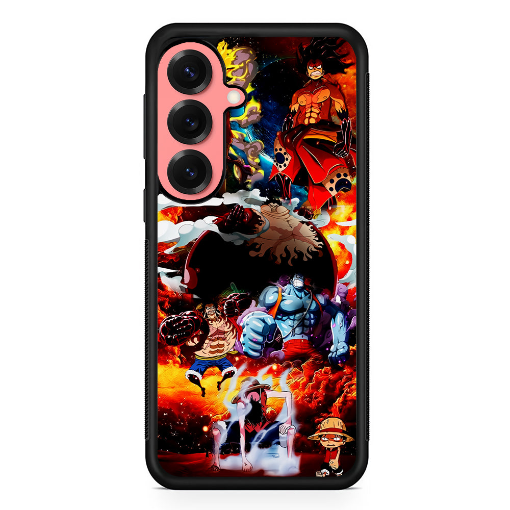 One Piece Luffy Transformation Samsung Galaxy S25 Case | Protective Case for Samsung Galaxy S25