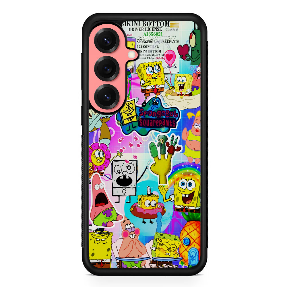 Spongebob and Friends Aesthetic Samsung Galaxy S25 Case | Protective Case for Samsung Galaxy S25