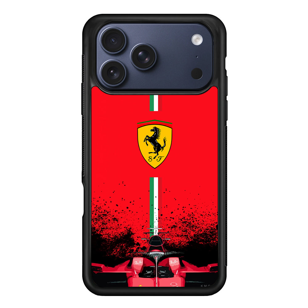 Ferrari Luxury Car Logo iPhone 17 Pro Max Case | Slim Rubber Case for iPhone 17 Pro Max