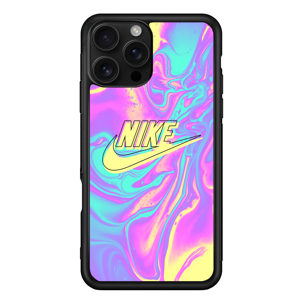 Nike Marble Liquid iPhone 16 Pro Case - Stylish Protective Cover for iPhone 16 Pro