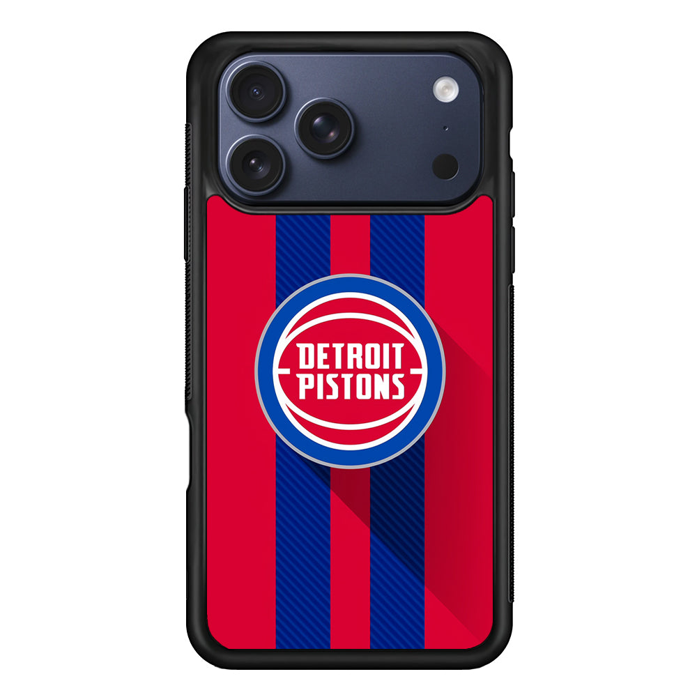 Detroit Pistons Logo iPhone 17 Pro Max Case | Slim Protective Cover for iPhone 17 Pro Max