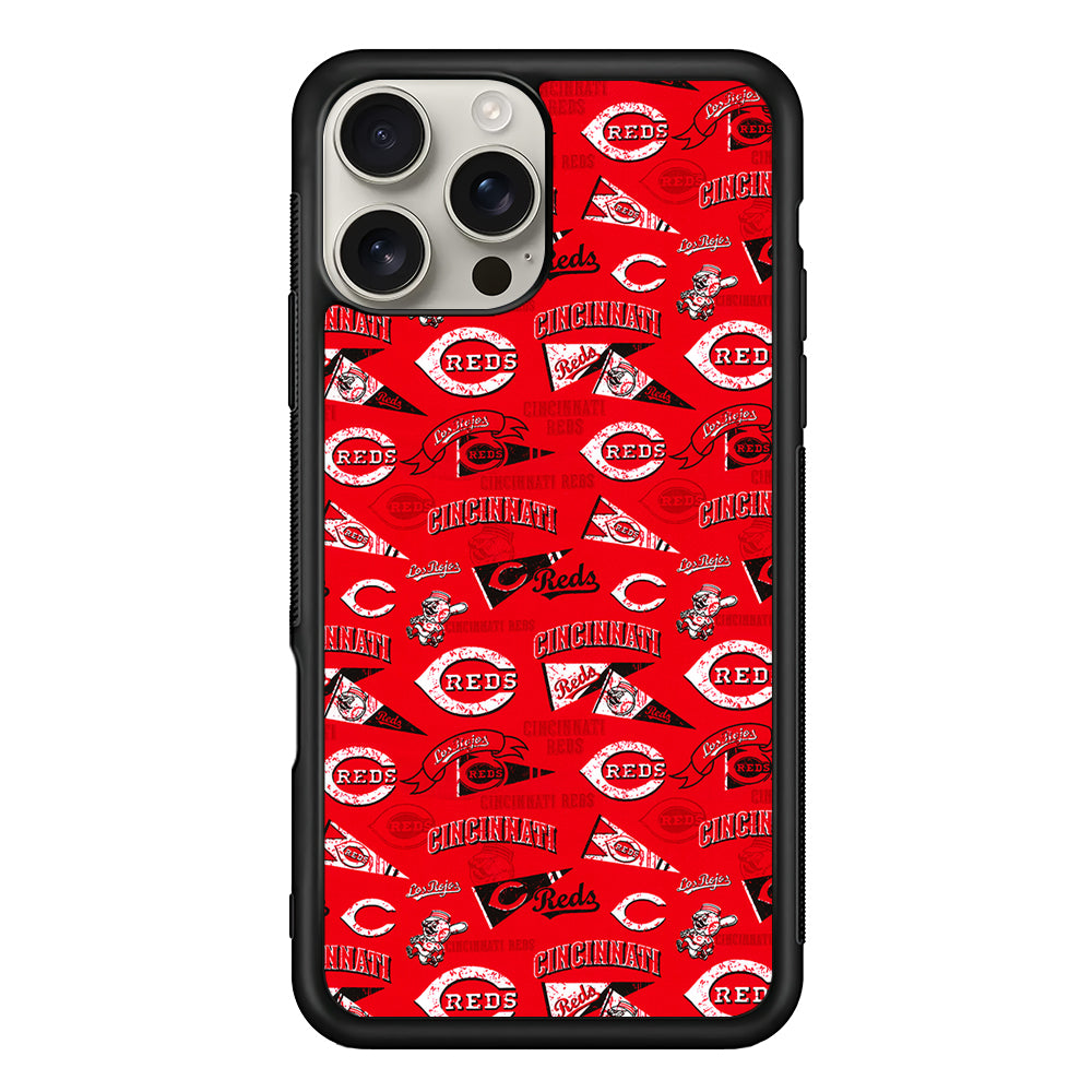 Cincinnati Reds Vintage iPhone 16 Pro Max Case | Stylish Protective Case for iPhone 16 Pro Max