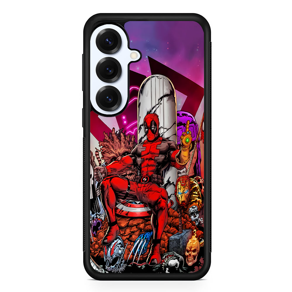 Deadpool Kills Everyone Samsung Galaxy S25 Plus Case | Slim Rubber Cover for Samsung Galaxy S25 Plus