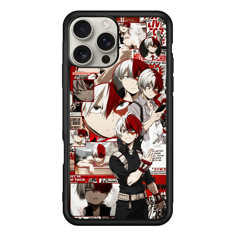 Todoroki My Hero Academia Aesthetic iPhone 16 Pro Max Case | Stylish Protective Case for iPhone 16 Pro Max