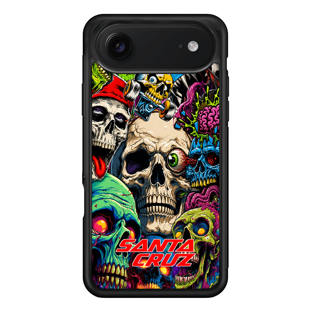 Santa Cruz Skateboard Skull iPhone 17 Air Case | Slim Rubber Case for iPhone 17 Air