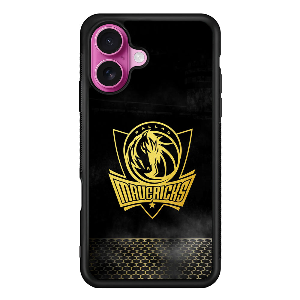 Dallas Mavericks Gold iPhone 17 Case | Slim Protective Rubber Phone Cover