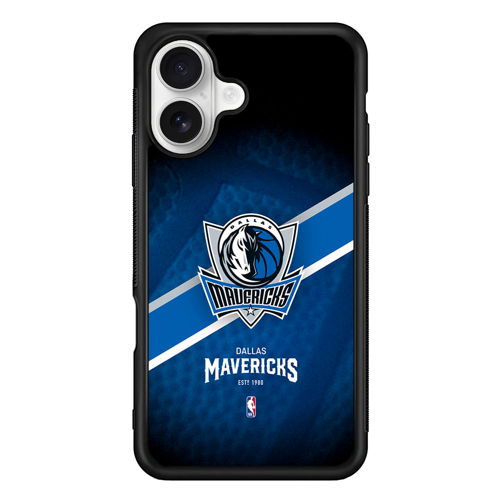 Dallas Mavericks Logo iPhone 16 Plus Case | Durable Protective Rubber Cover