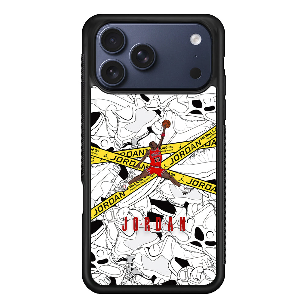 Air Jordan Jump and Fly iPhone 17 Pro Max Case | Durable Rubber Case for iPhone 17 Pro Max
