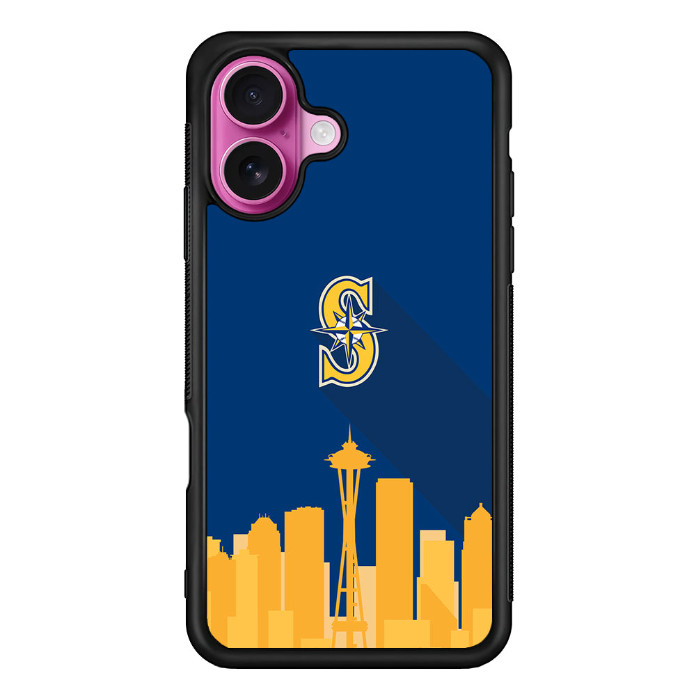 Seattle Mariners Logo iPhone 17 Case | Slim Protective Rubber Phone Cover