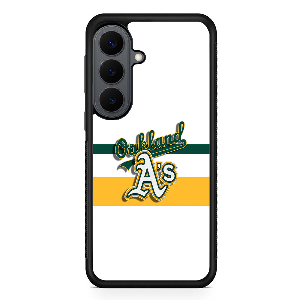 Oakland Athletics Logo Samsung Galaxy S26 Plus Case | Slim Rubber Case for Samsung Galaxy S26 Plus