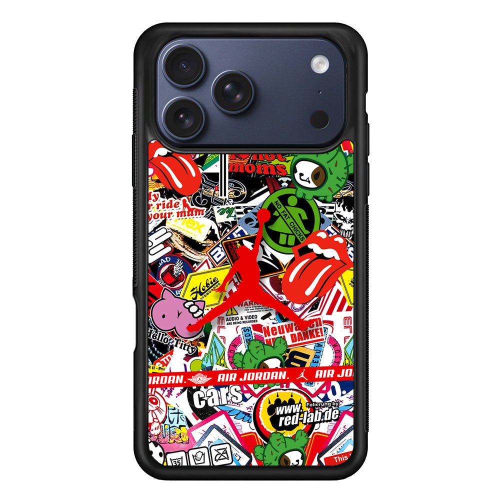 Air Jordan Mix Squad iPhone 17 Pro Max Case | Durable Rubber Case for iPhone 17 Pro Max
