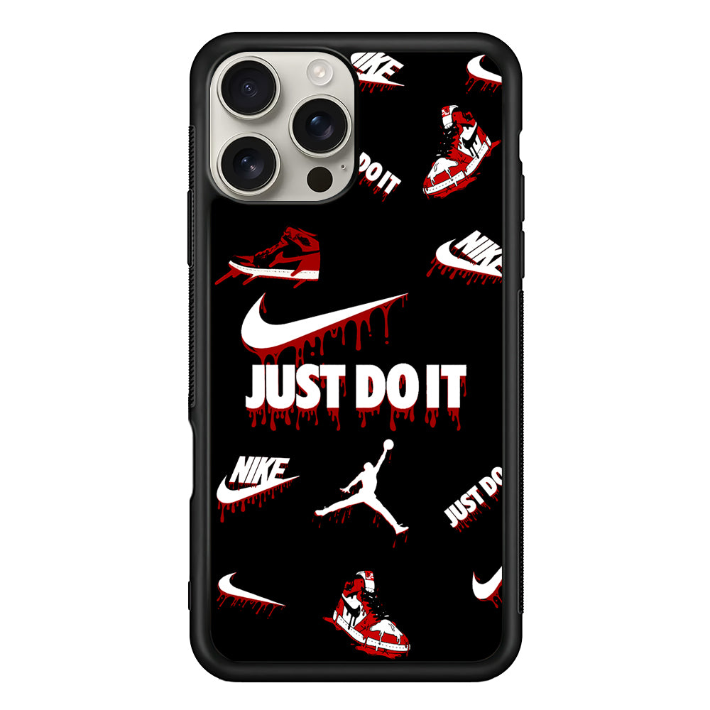 Nike X Air Jordan Black iPhone 16 Pro Max Case | Durable Everyday Protective Cover