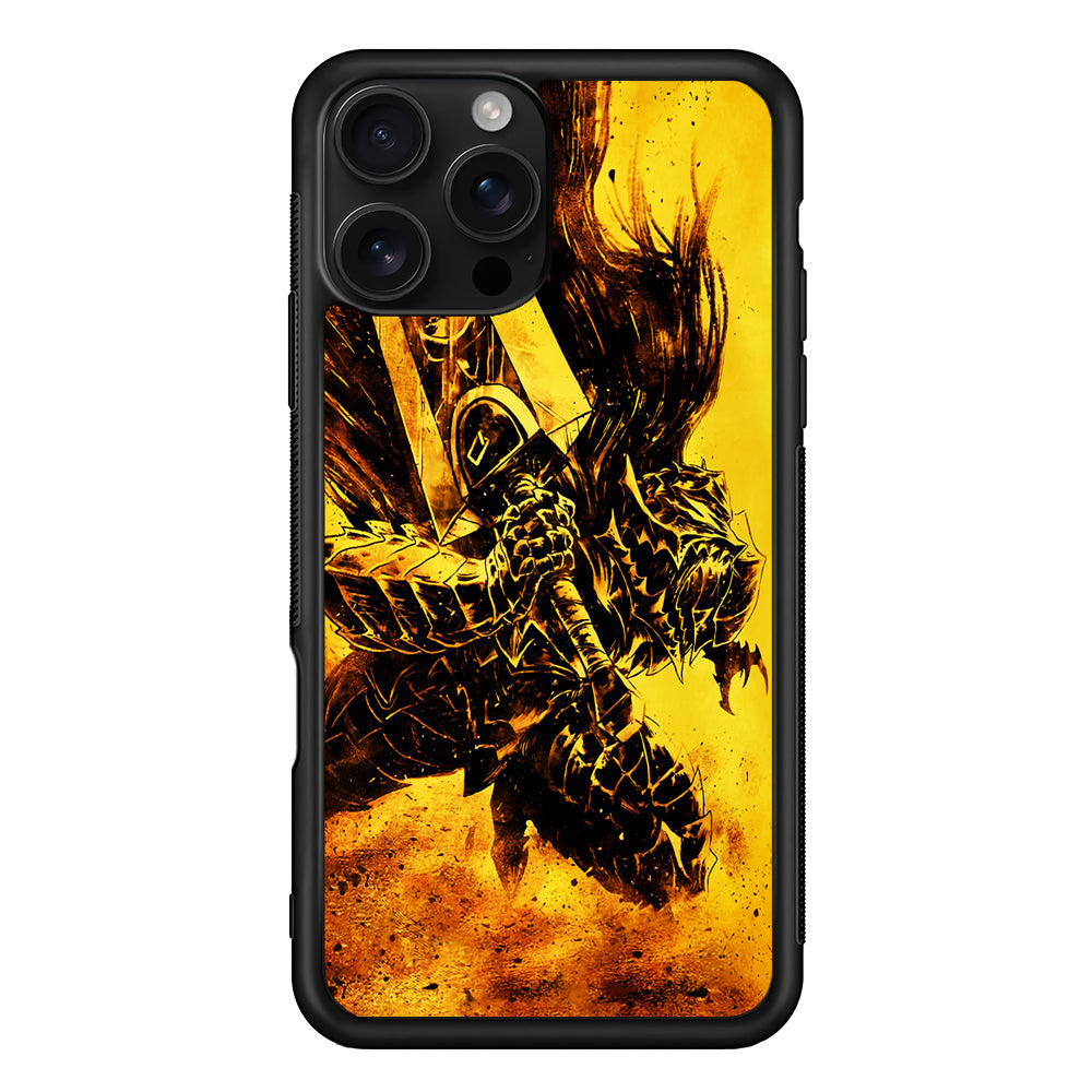 Guts Berserk Swordsman Comic iPhone 16 Pro Case | Durable Protective Case for iPhone 16 Pro