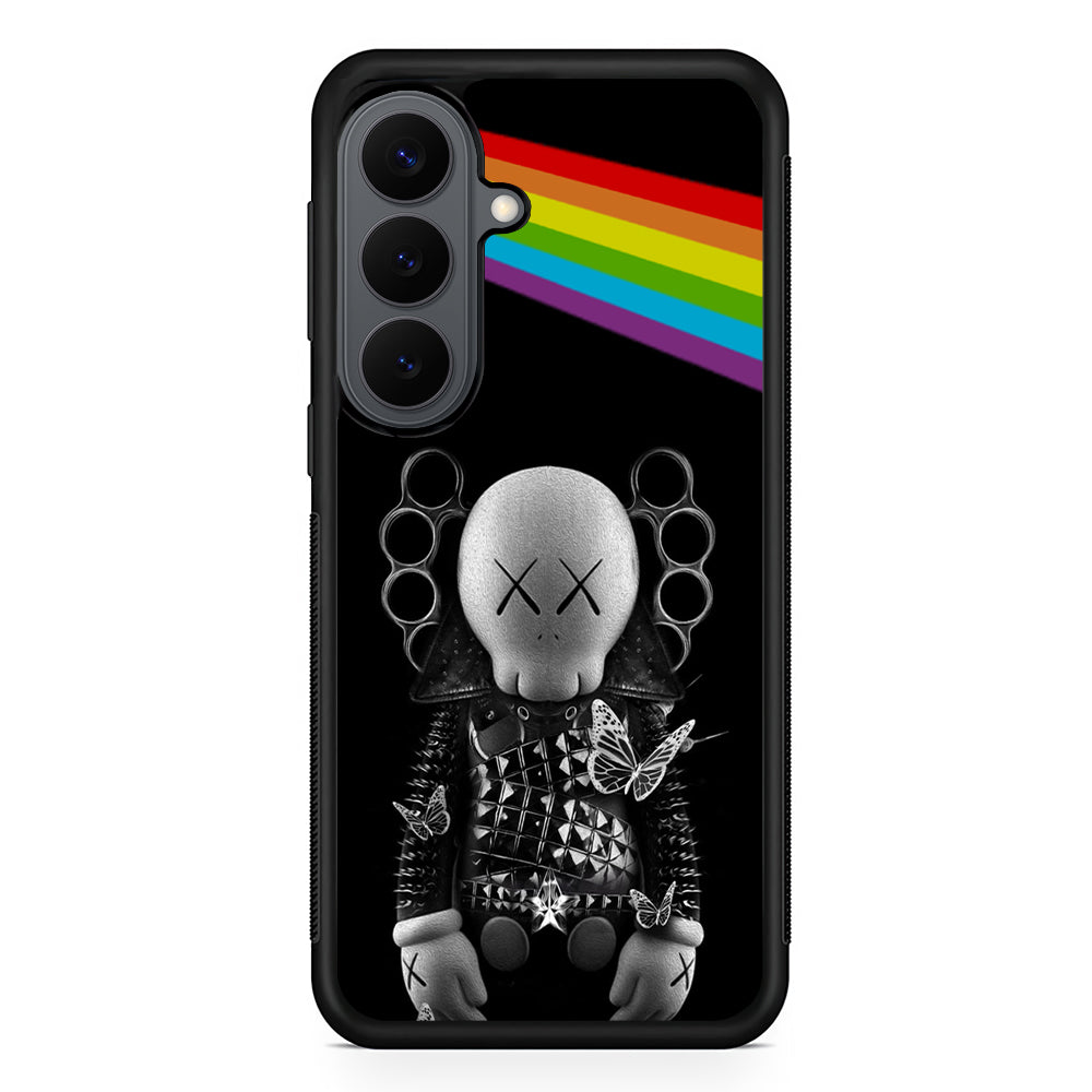 Kaws Metal Style Rainbow Samsung Galaxy S26 Plus Case | Slim Rubber Case for Samsung Galaxy S26 Plus