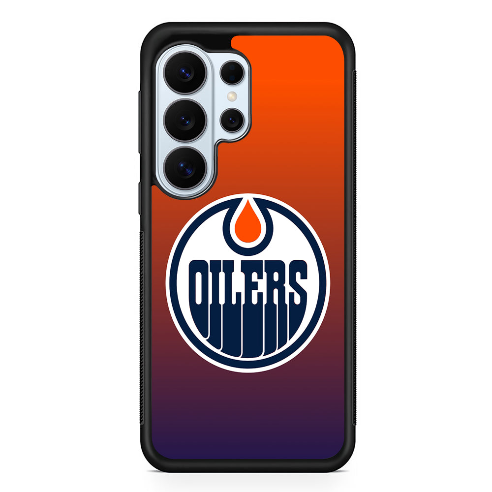 Edmonton Oilers Gradient Samsung Galaxy S26 Ultra Case | Protective Phone Cover