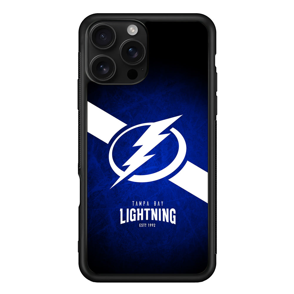 Tampa Bay Lightning Logo iPhone 16 Pro Case | Durable Protective Case for iPhone 16 Pro