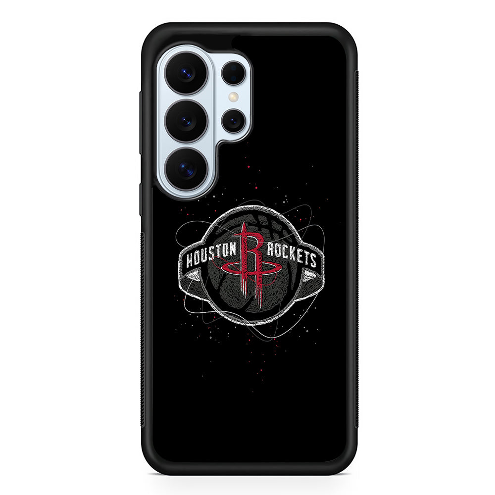 Houston Rockets Abstract Samsung Galaxy S26 Ultra Case | Protective Phone Cover